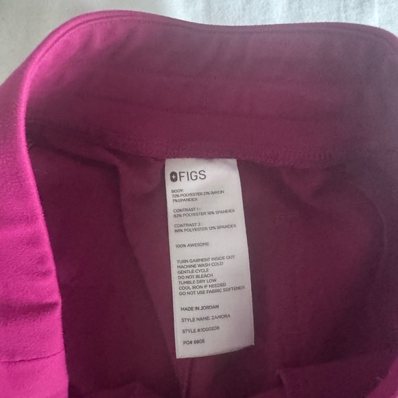 FIGS MAGENTA SET SIZE SMALL - Picture 5 of 5